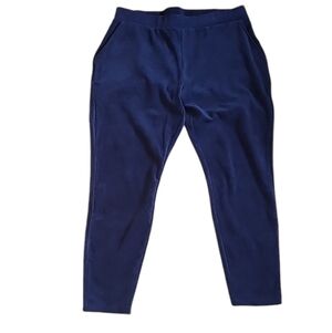 1X Lands End Navy Stretchy Pants